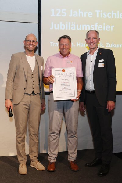 Markus Kind wurde mit dem Silbernen Meisterbrief geehrt.